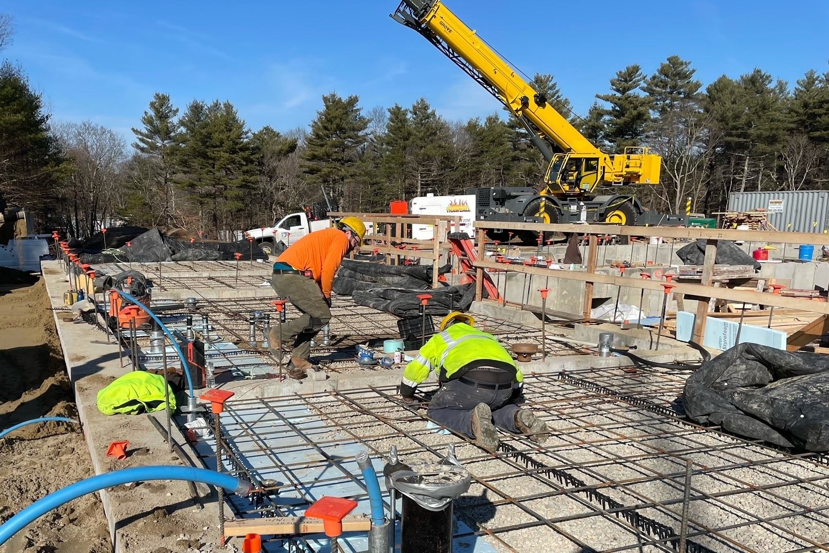 Under Slab Plumbing Pipe and Floor Drains